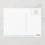 ホークスビル海カメ ポストカード (裏面)