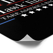 ホークタおもしろいーアメリカを連れ戻す ポスター (角)