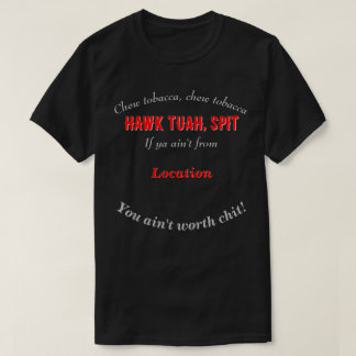 ホークチューアパーソナライズされたカトメンド可能ロケーションDK Tシャツ