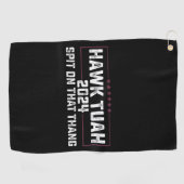 ホークチューア2024その事に唾を吐大統領のく ゴルフタオル (横)