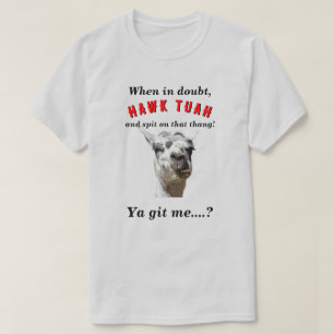 ホークチューピッティングラマノベルティパロディLT Tシャツ