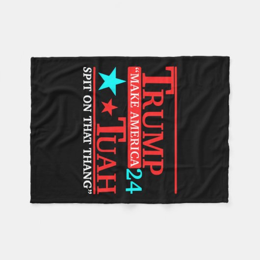 ホークトゥアおもしろいウイルスミームビデオティーガール24 フリースブランケット (正面(横))