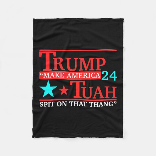 ホークトゥアおもしろいウイルスミームビデオティーガール24 フリースブランケット (正面)