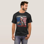 ホークトゥアアメリカ国旗Jのジョージ・ワシントン4th Tシャツ (正面フル)