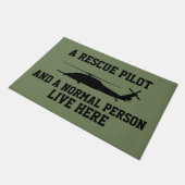 ホークパイロットと正社員の表層 ドアマット (アングル)