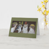 ホークパーティーカード カード (黄色い花)