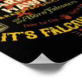 ホークファルコリーデザインハリスホークファルコリーサプライ ポスター (角)