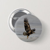 ホークボタン 缶バッジ (正面&裏面)