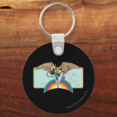 ホークマンが空を飛ぶ キーホルダー (正面)