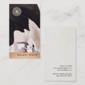 ホークユニーク芸術的アンドロータス詳細 名刺 (正面/裏面)