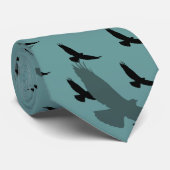 ホークラプタープレデターバードシルエット ネクタイ (ロール)