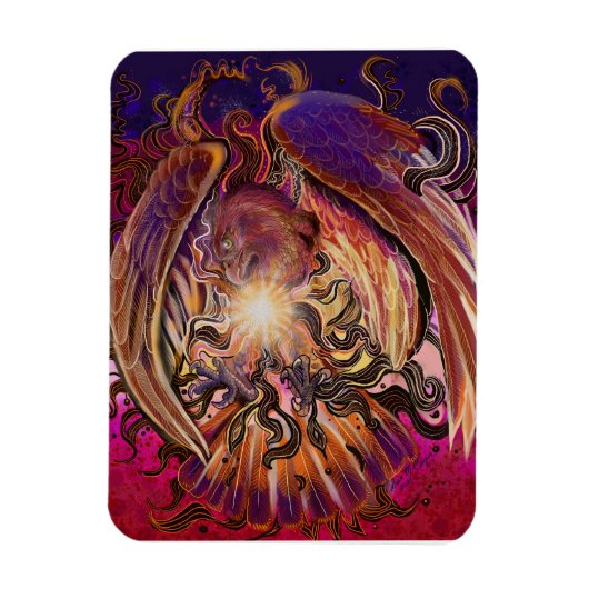 ホーク太陽のバースト マグネット (縦)