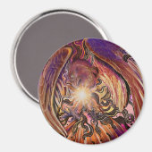 ホーク太陽のバースト マグネット (正面/裏面)