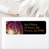 ホーク太陽のバースト ラベル (インサイチュ)