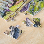 ホーク抽象芸術アートデザインオーバーサイズジグソーパズル ジグソーパズル (側面)