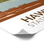 ホーク春州レクリエーションエリアワイオミングヴィンテージ ポスター (角)