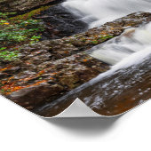 ホーク滝in秋14x11" ポスター (角)