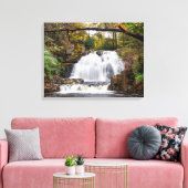 ホーク滝in秋24"x18" キャンバスプリント (インサイチュ (リビング))