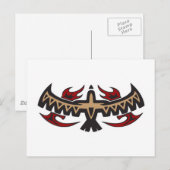 ホーク・イーグル部族タトゥー ポストカード (正面/裏面)