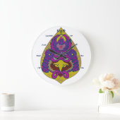 ホーク・サムライ ラージ壁時計 (ホーム)