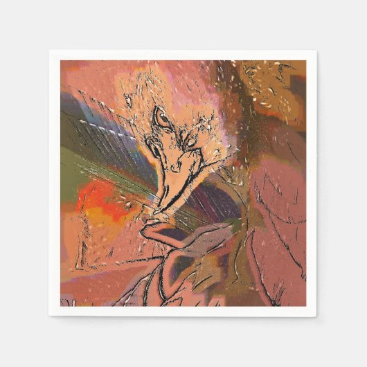 ホーク スタンダードカクテルナプキン (正面)