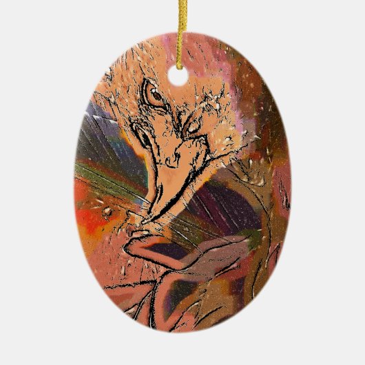 ホーク セラミックオーナメント (正面)