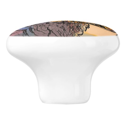 ホーク セラミックノブ (側面)