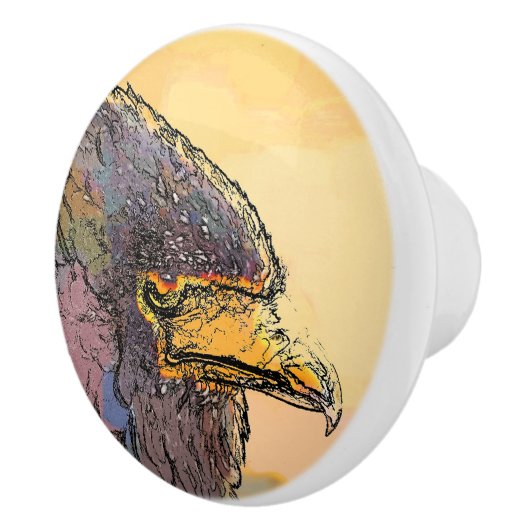 ホーク セラミックノブ (右)