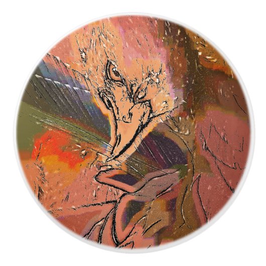 ホーク セラミックノブ (正面)