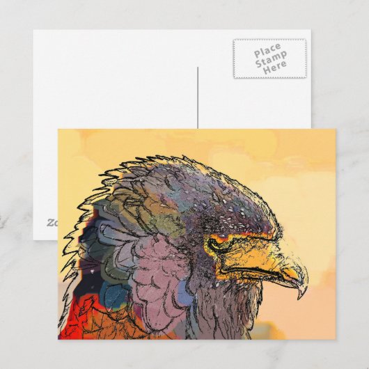 ホーク ポストカード (正面/裏面)