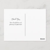 ホーク 感謝のポストカード ポストカード (裏面)