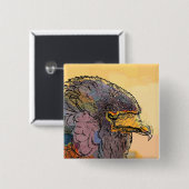 ホーク 缶バッジ (正面&裏面)