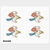 ホーク 長方形シール (シート)