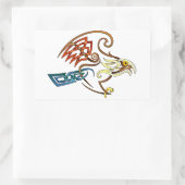 ホーク 長方形シール (バッグ)