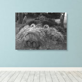 ホーグスヘッド、ビュートパーク、カーディフ キャンバスプリント (インサイチュ (ウッドフロア))