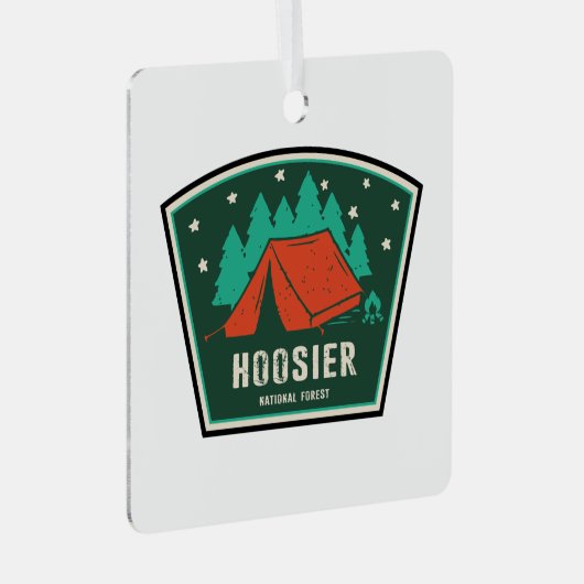 ホーシエナショナルフォレストキャンピング メタルオーナメント (正面右)