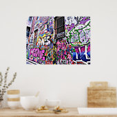 ホーシエレーン通りアートワーク – メルボルン,オーストラリア ポスター (キッチン)