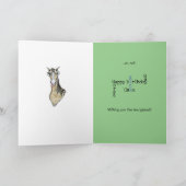 ホーシングのまわりに誕生日カード カード (内部)