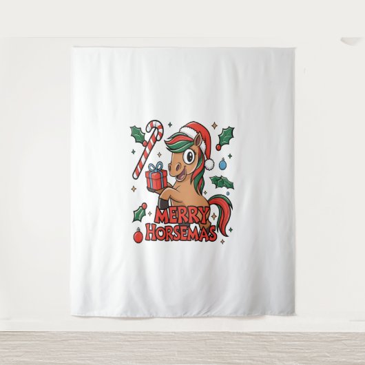 ホースおもしろいホルメリーセマス タペストリー (正面)