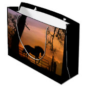 ホースお洒落抱き枕 ラージペーパーバッグ (裏面アングル)