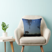 ホースかわいらしアンドムーン装飾用クッション クッション (椅子)