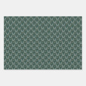 ホースかわいらしジョッキーライディング誕生日 ラッピングペーパーシート (正面2)