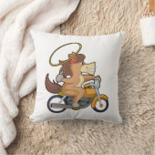 ホースとしてカウボーイ投げなわ&バイク クッション (ブランケット)