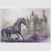 ホースと城2デコページ紙 薄葉紙 (正面)