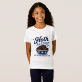 ホースのアイスクリーム ダークチョコ コメディ Tシャツ (正面フル)
