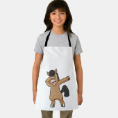 ホースアットヒップホップダンスダブ エプロン (インサイチュ)