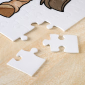 ホースアットヒップホップダンスダブ ジグソーパズル (側面)