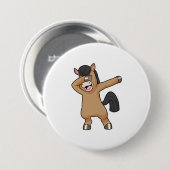 ホースアットヒップホップダンスダブ 缶バッジ (正面&裏面)