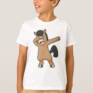 ホースアットヒップホップダンスダブ Tシャツ