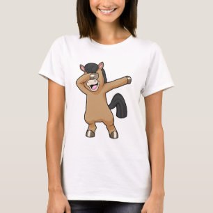 ホースアットヒップホップダンスダブ Tシャツ